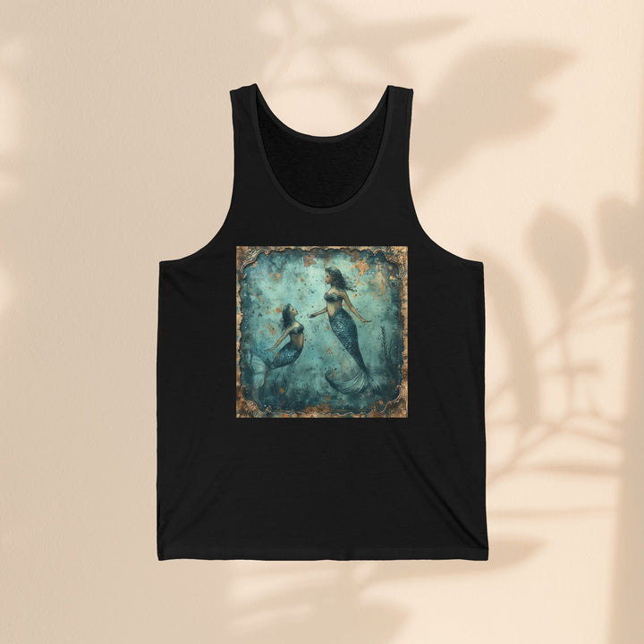 Unisex Jersey Tank - Mermaid with Child