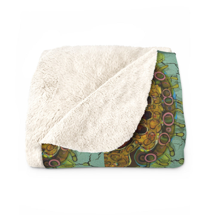Transformation Sherpa Fleece Blanket – Cozy Inspirational Throw for Home & Gifts