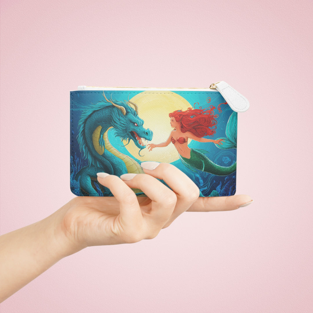 Mini Clutch Bag - Mermaid and Dragon