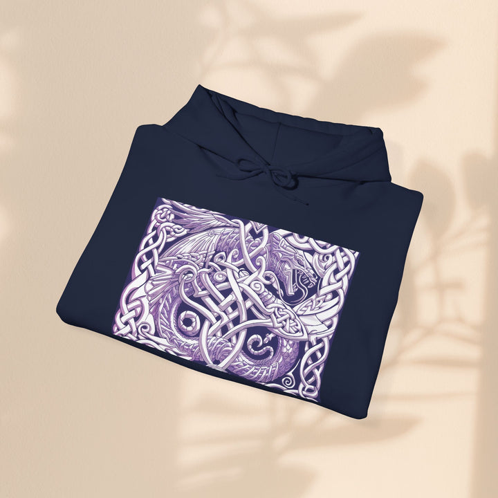 Celtic Dragon Hoodie, Gift for Fantasy Lovers