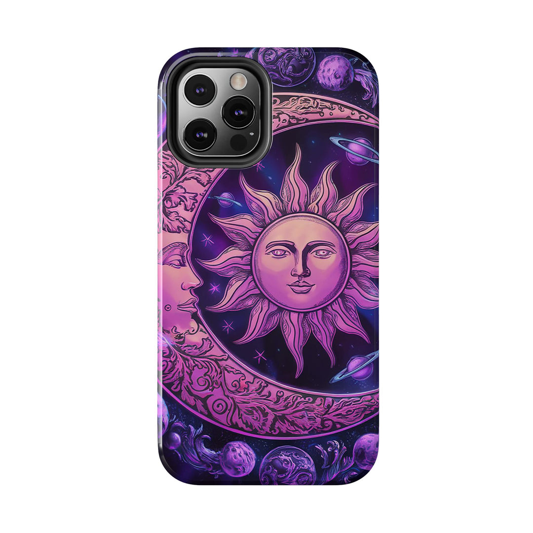 Tough Phone Cases - Purple Moon