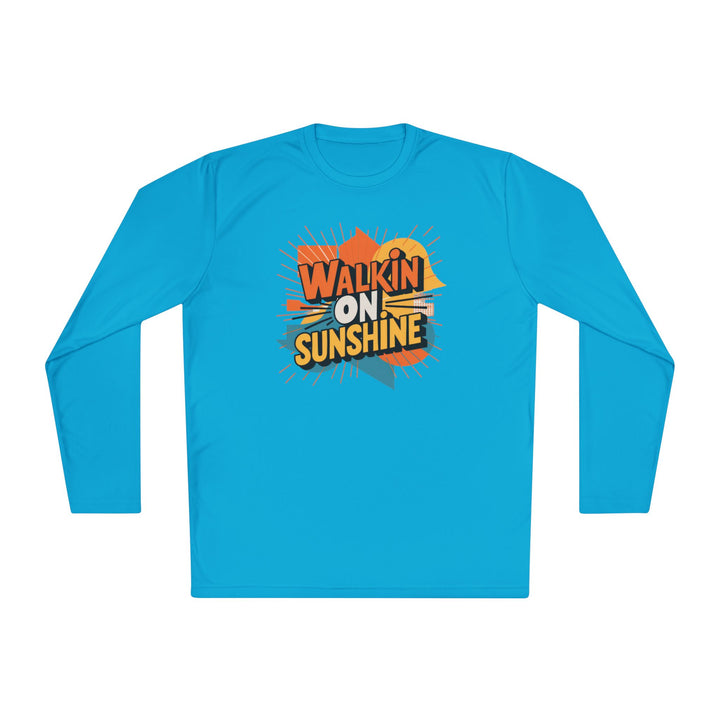 Unisex Lightweight Long Sleeve Tee - Walking On Sunshine