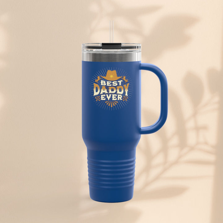 Best Dad Ever Insulated Travel Mug - 40oz Coffee Cup for Dad's Daily Adventures