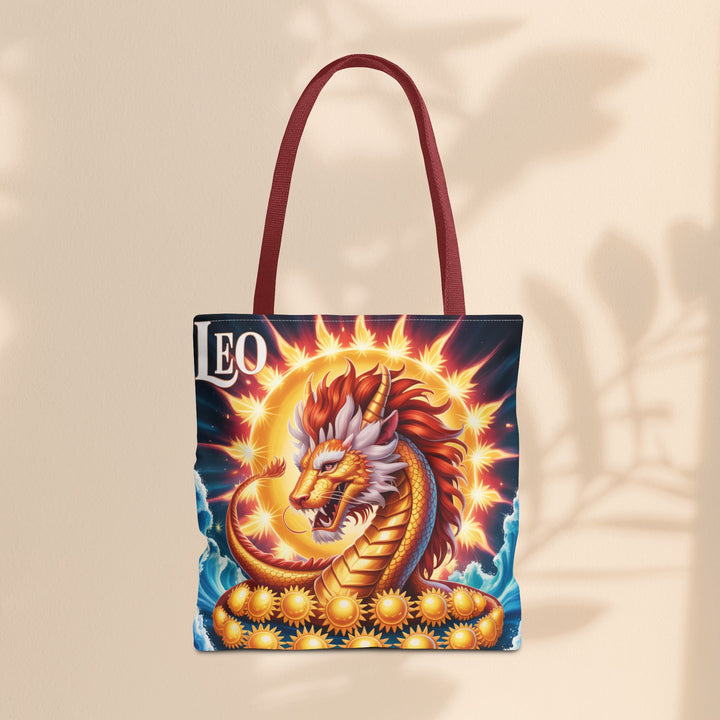 Leo Zodiac Tote Bag, Astrology Bag, Horoscope Tote, Birthday Gift, Festival Bag, Celestial Art Bag