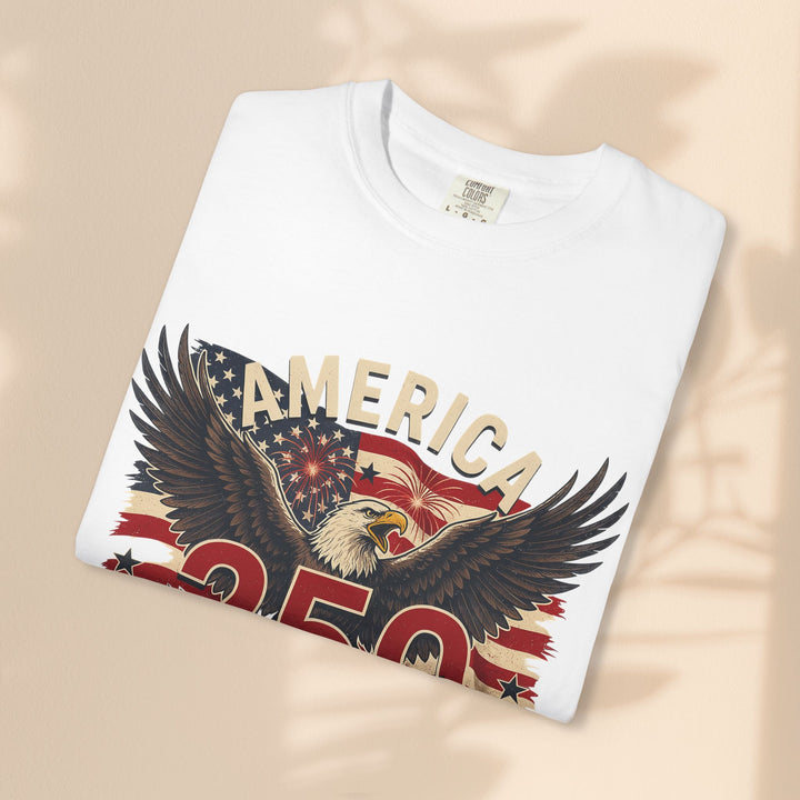 America 250 Eagle Patriotic T-Shirt — Independence Celebration Tee