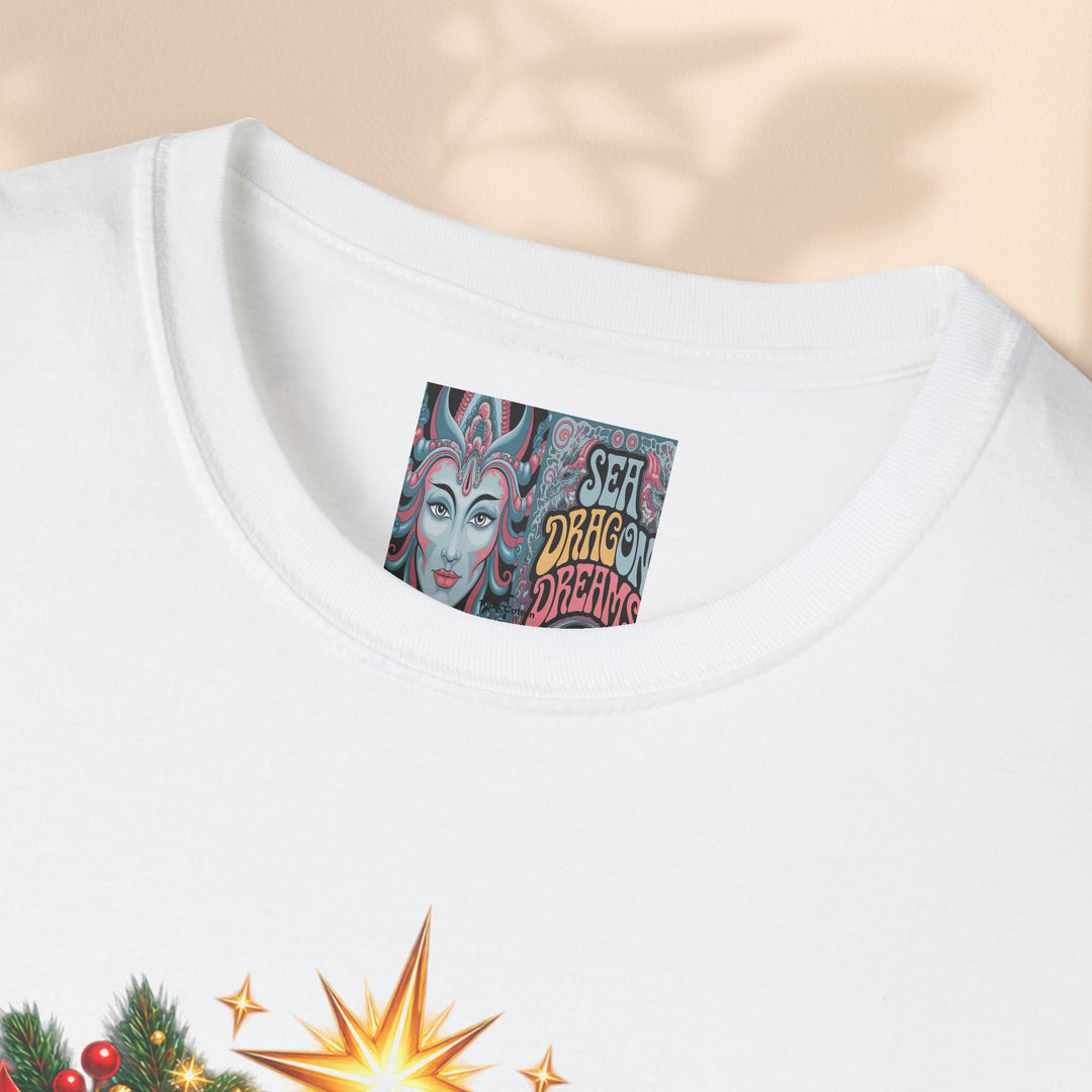 Joy to the World Christmas T-Shirt — Festive Wreath Holiday Tee
