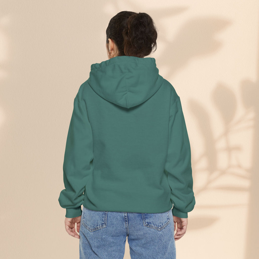 Unisex Garment-Dyed Hoodie - Mermaid and Terrier