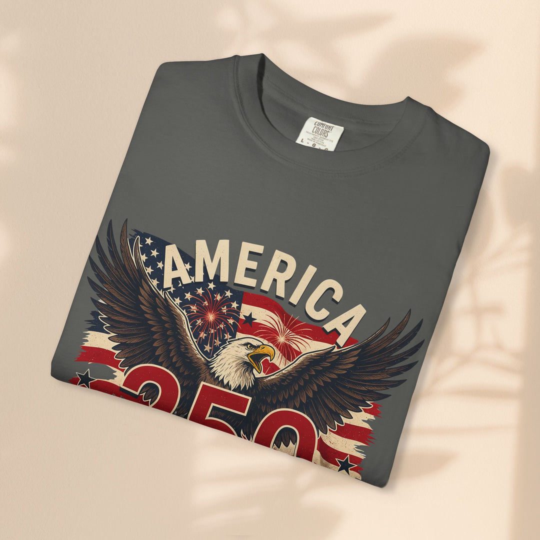 America 250 Eagle Patriotic T-Shirt — Independence Celebration Tee