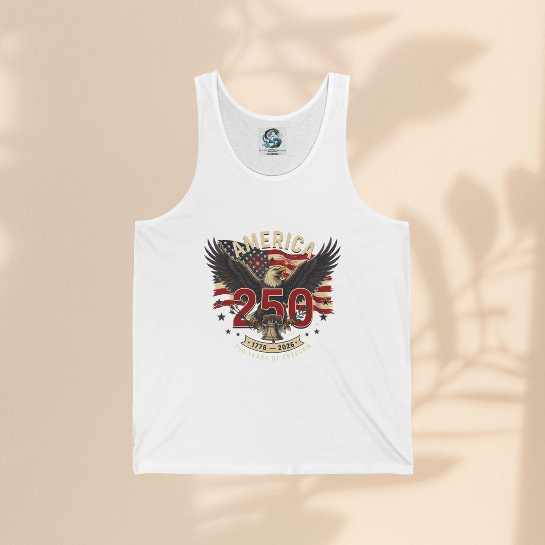America 250 Eagle Patriotic Tank Top — USA 250th Anniversary