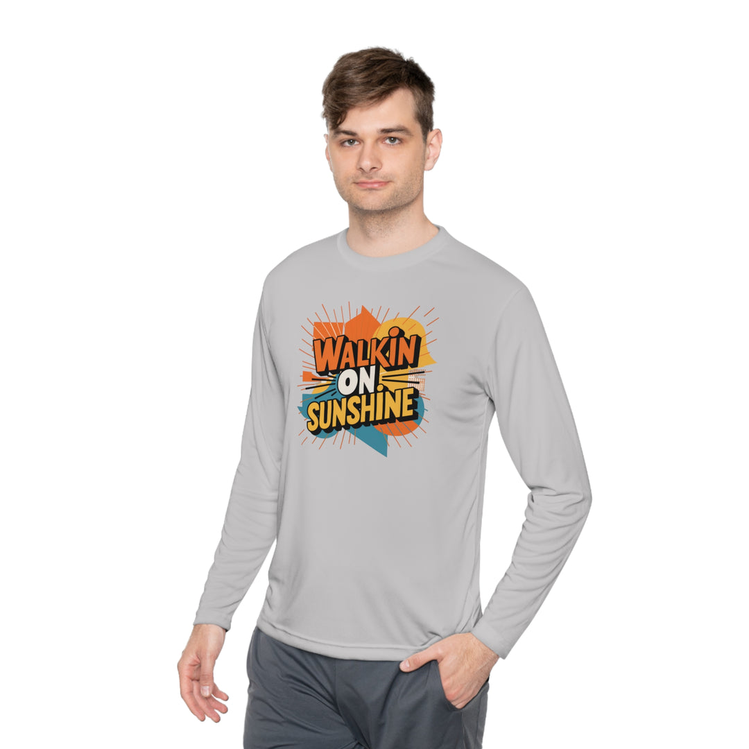 Unisex Lightweight Long Sleeve Tee - Walking On Sunshine