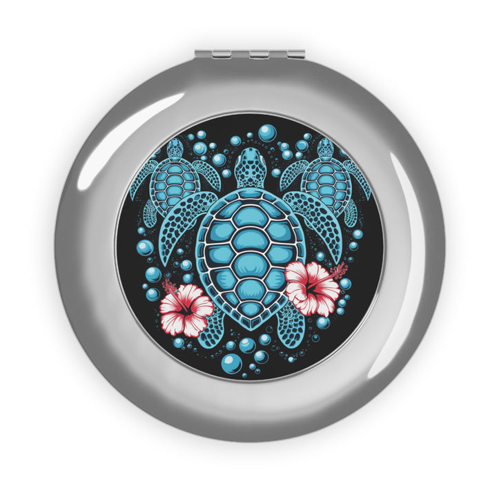 Sea Turtle Compact Travel Mirror