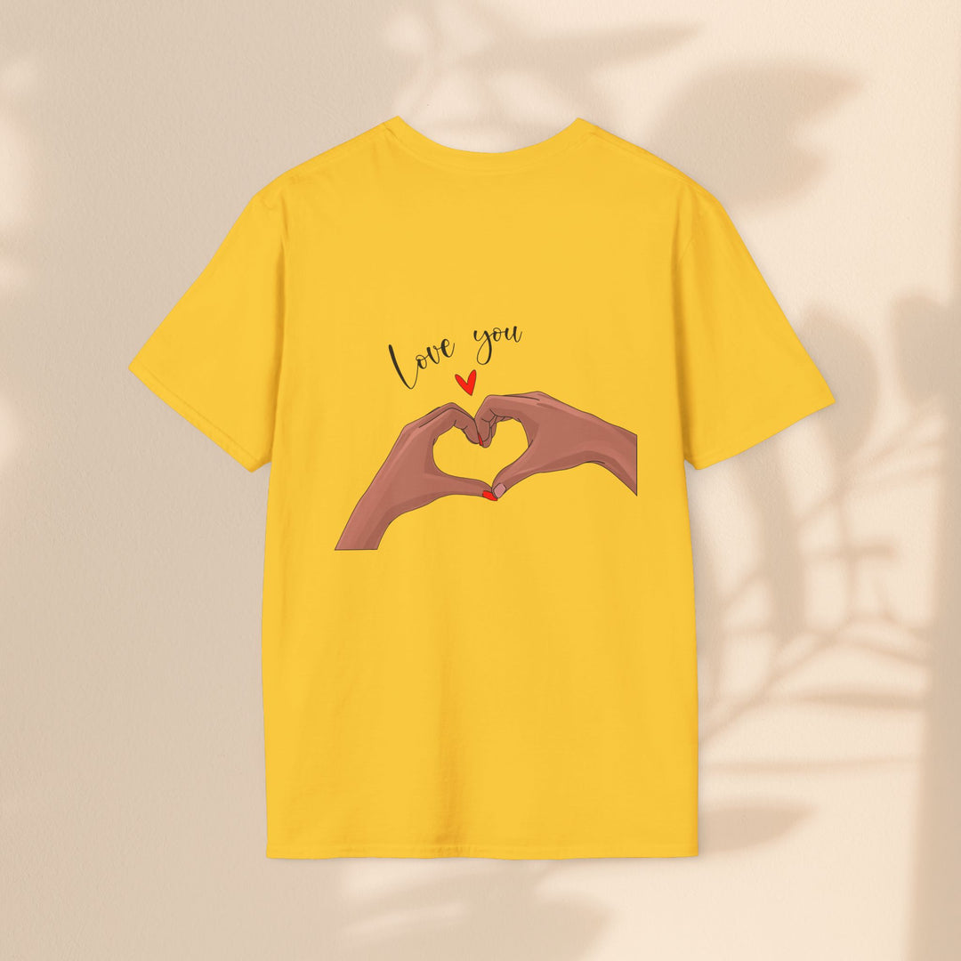 Unisex Softstyle T-Shirt - Love You Heart