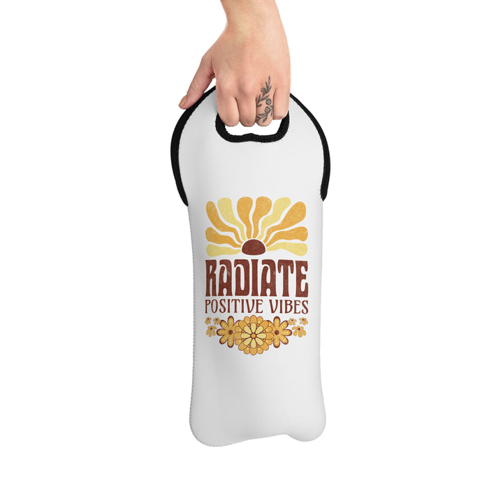 Wine Tote Bag - Radiate Positive Vibes