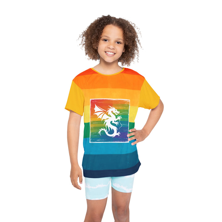 Kids Sports Jersey - Striped Dragon