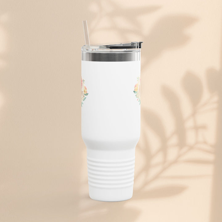 Floral Insulated Travel Mug for Moms - 40oz