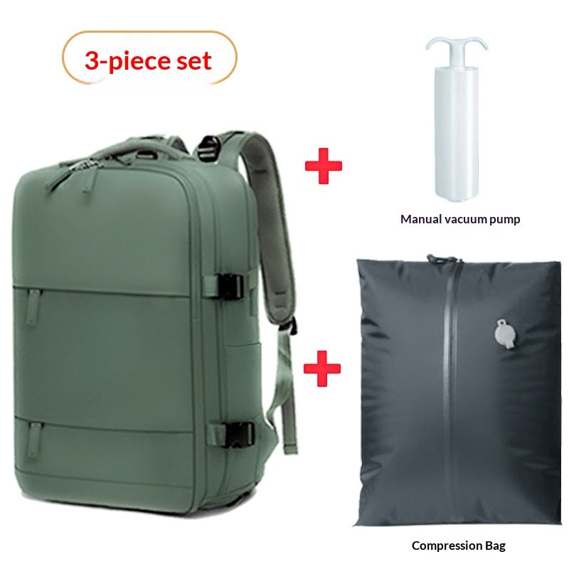 Vacuum-Compression Waterproof Travel Backpack