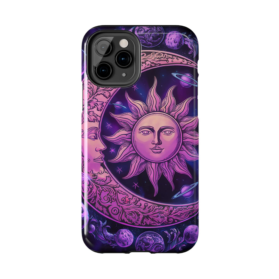 Tough Phone Cases - Purple Moon