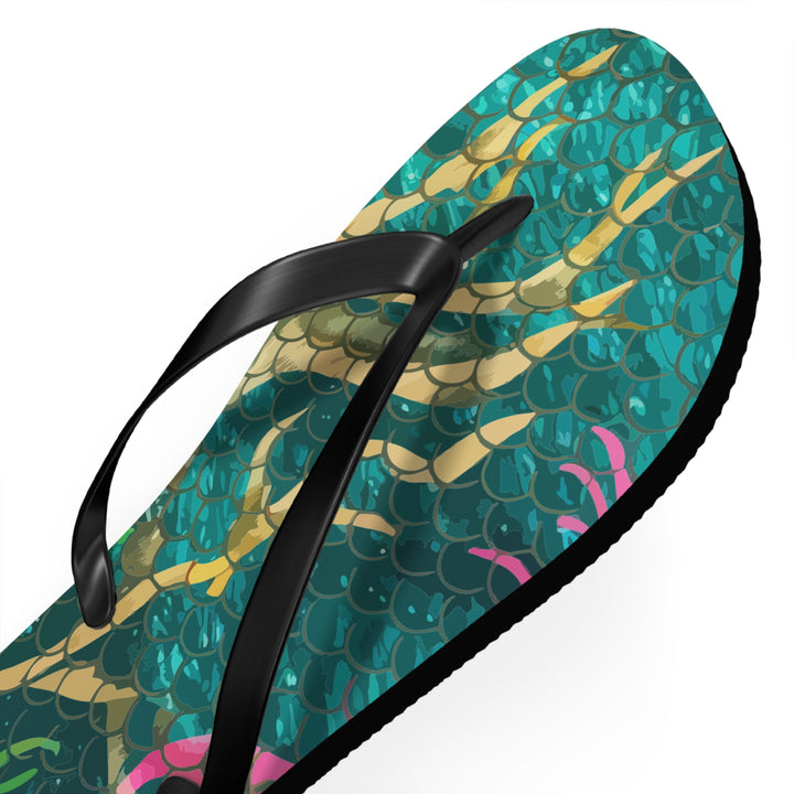 Flip Flops - Mermaid Scale Net