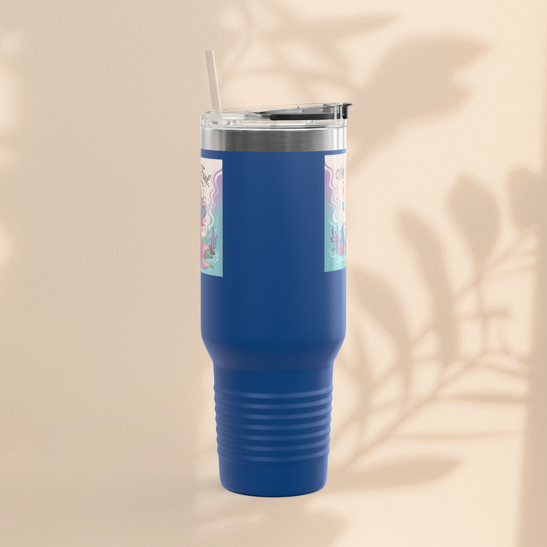 Magical Mermaid Fuel Insulated Travel Mug | 40oz Fantasy Drinkware for Beach Lovers, Gifts for Her