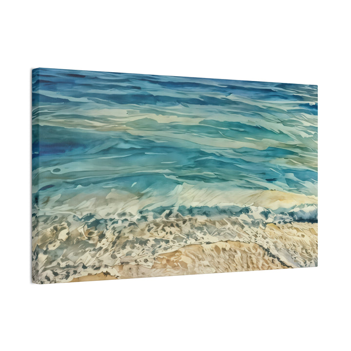 Stretched Beach Art Canvas Print