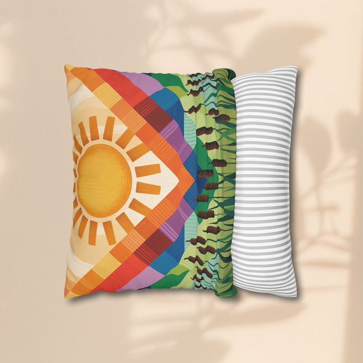Seminole Sunburst - Vibrant Sunburst Decorative Pillowcase