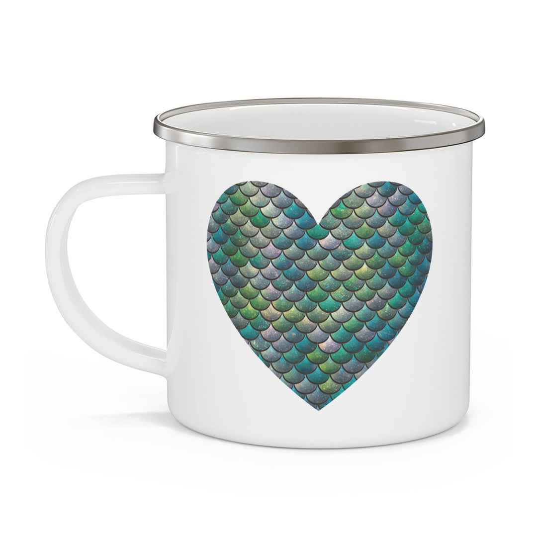 Enamel Camping Mug - Mermaid's Heart