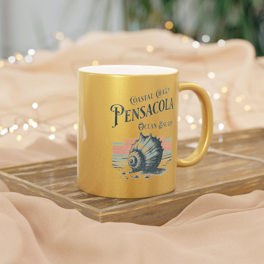 Metallic Mug - Pensacola Coastal Charm