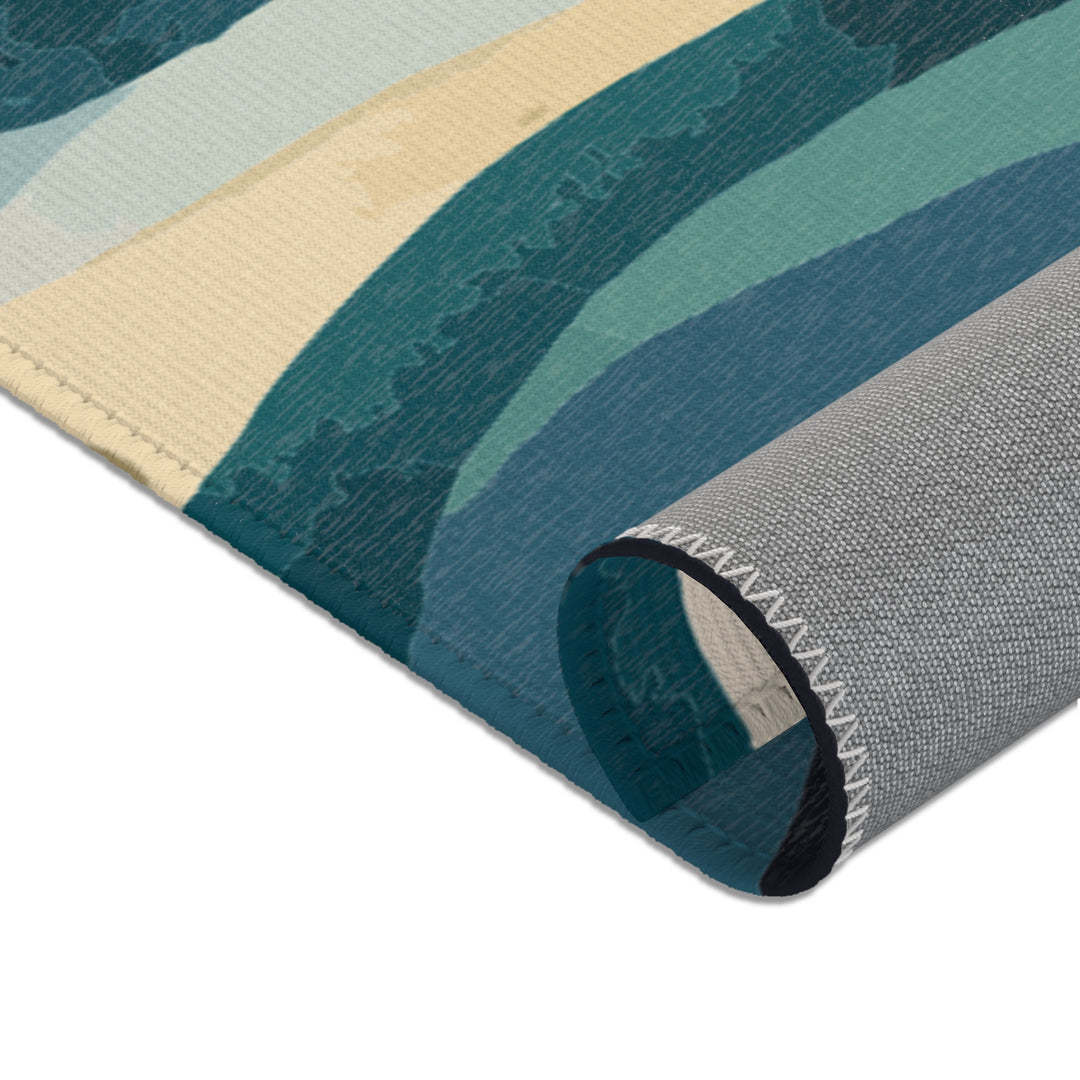 Bold Wave Area Rug