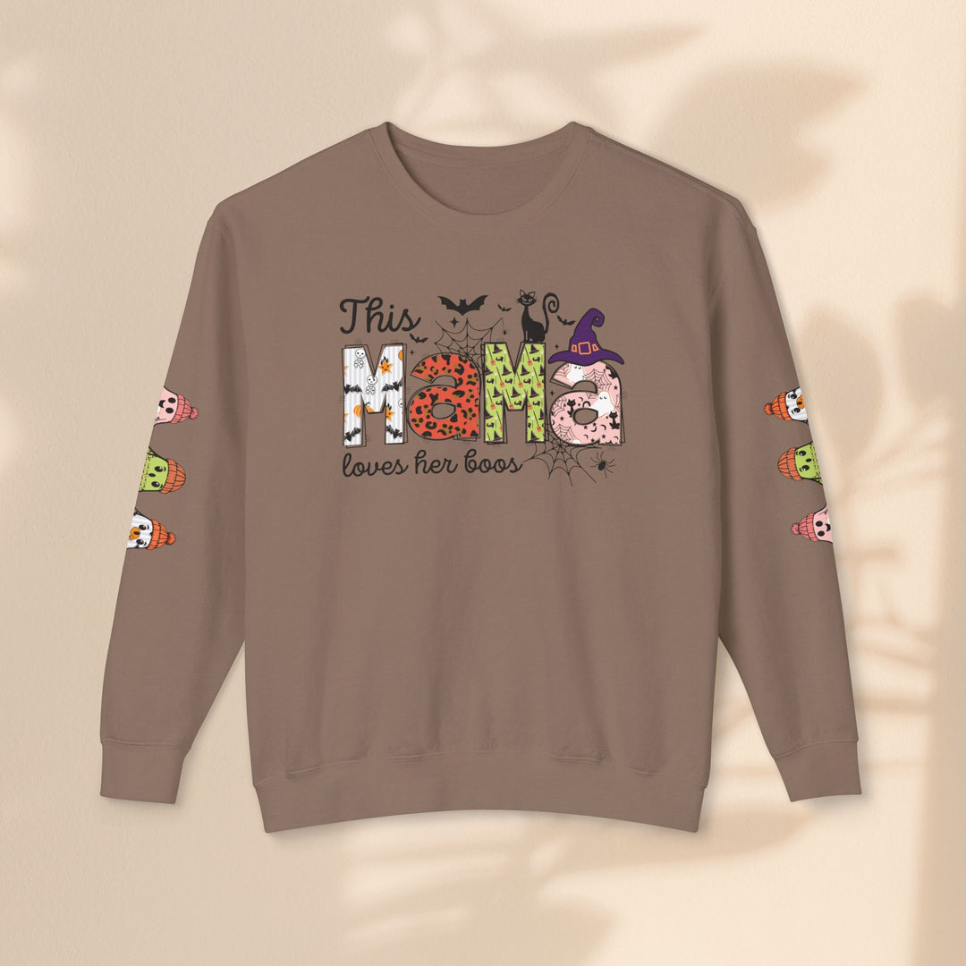 Lightweight Crewneck Sweatshirt - This Mama Loves Her Boos