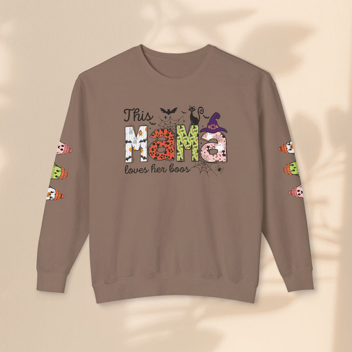 Lightweight Crewneck Sweatshirt - This Mama Loves Her Boos