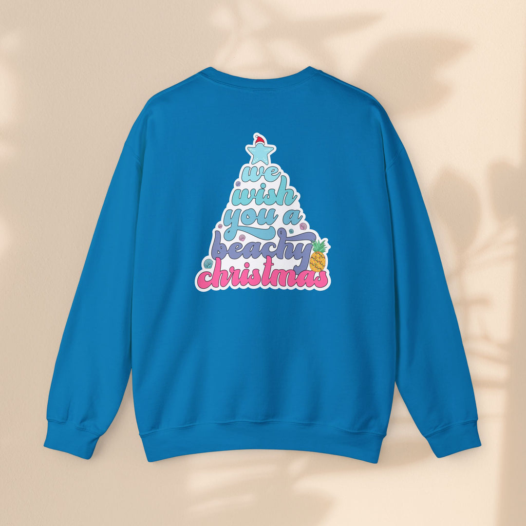 Unisex Heavy Blend™ Crewneck Sweatshirt - Beachy Christmas