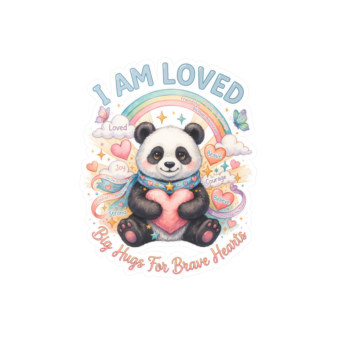 I Am Loved Panda Sticker | Brave Buddies™