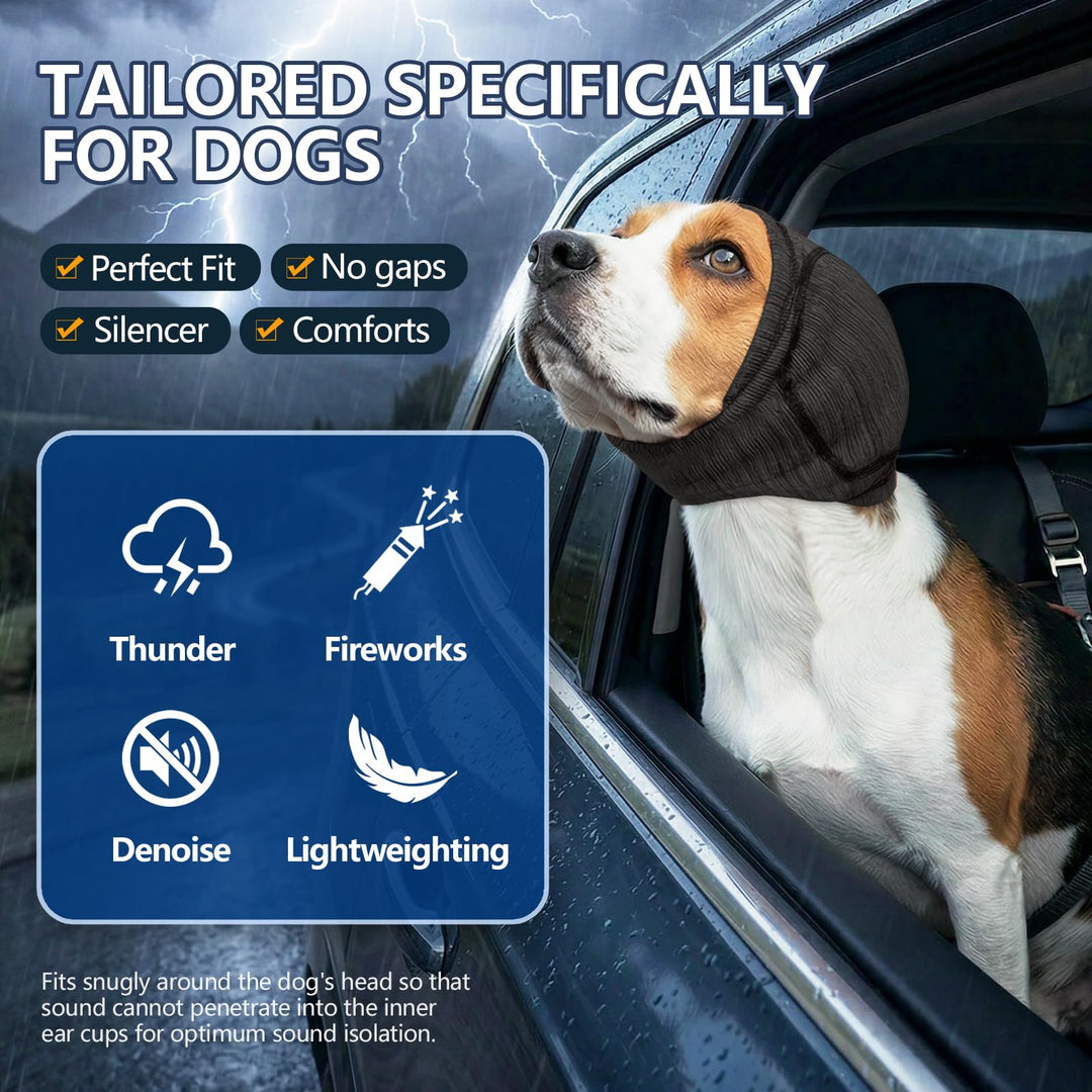 Dog Ear Cover | Noise Protection & Recovery Head Wrap