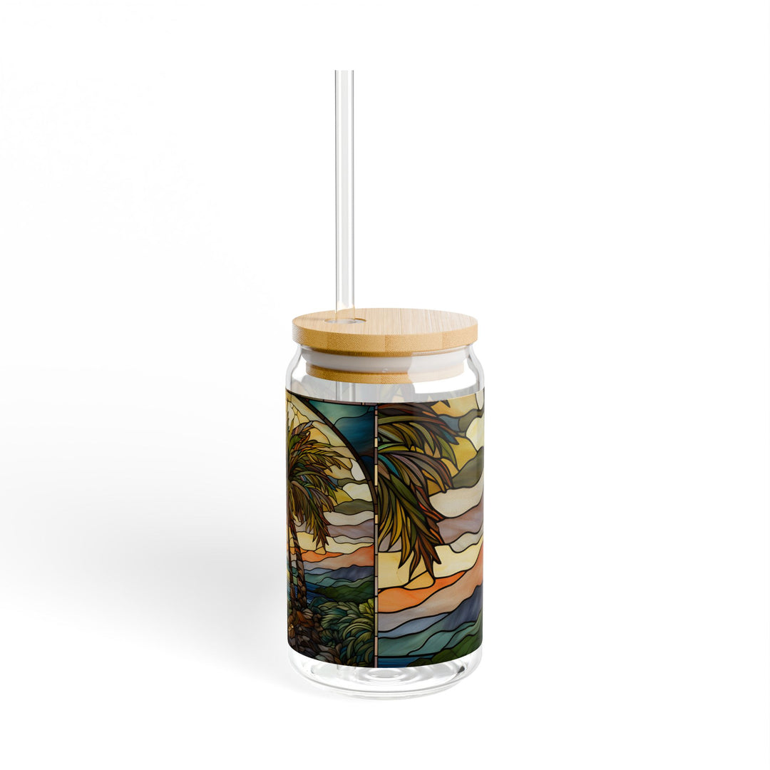 Sipper Glass, 16oz - Florida Beach