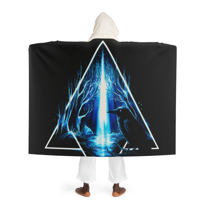 Hooded Sherpa Fleece Blanket - Message of Revelation