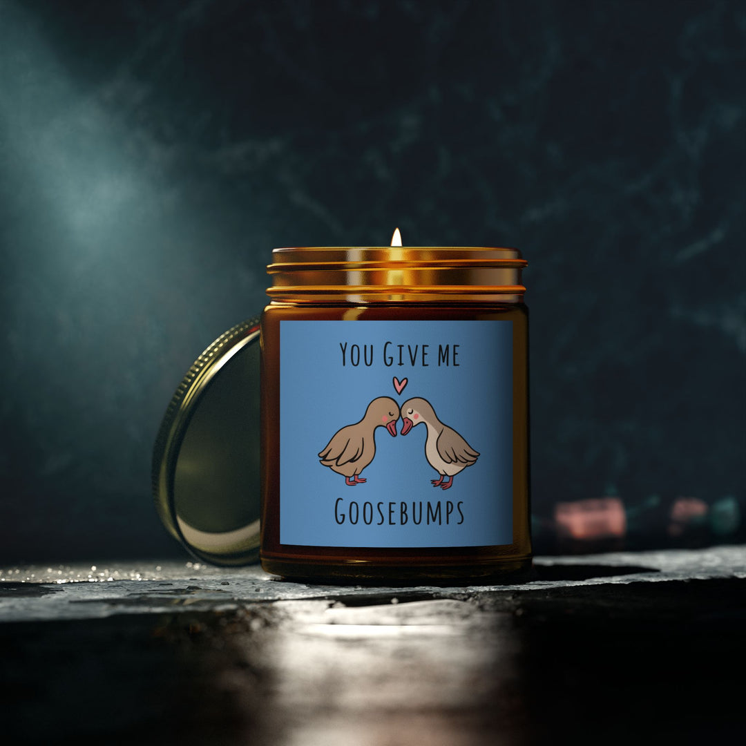 Scented Candles, Coconut Apricot Wax (4oz, 9oz) - You Give Me Goosebumps