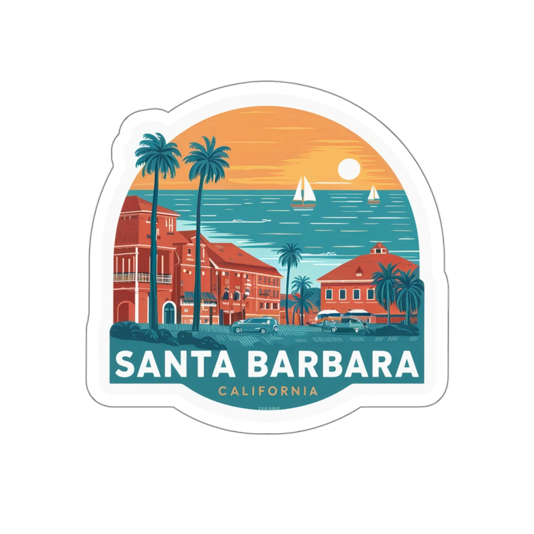 Die-Cut Stickers - Santa Barbara California