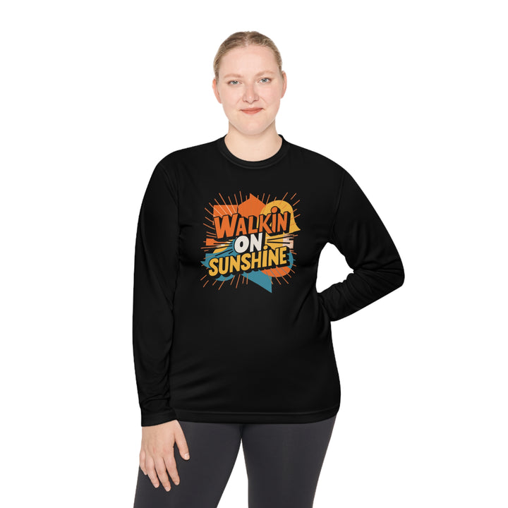 Unisex Lightweight Long Sleeve Tee - Walking On Sunshine