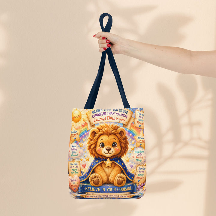 Cute Courage Lion Tote Bag | Brave Buddies™