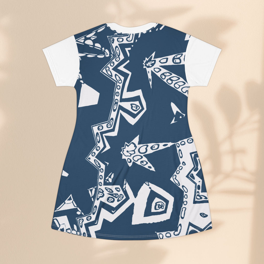 T-Shirt Dress (AOP) - Waving