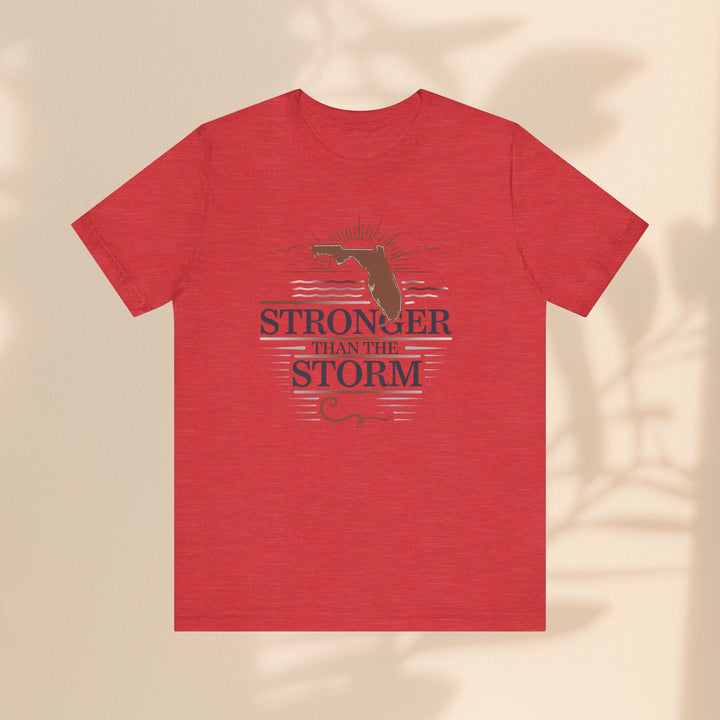 Unisex Jersey Short Sleeve Tee - Stronger Than The Storm