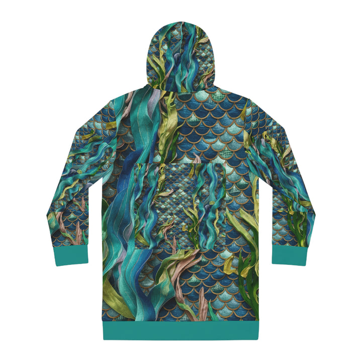 Mermaid Scale Party Hoodie Dress