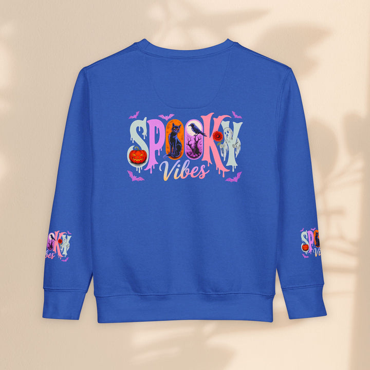 Toddler Spooky Vibes Sweatshirt - Halloween Kids Outfit