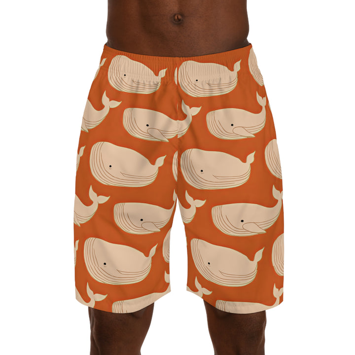 Men's Jogger Shorts - Whales