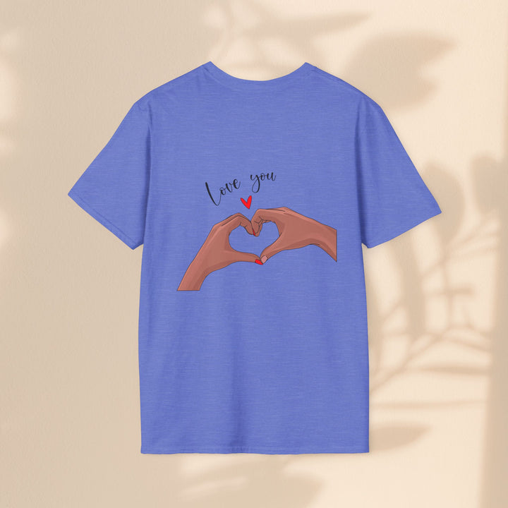 Unisex Softstyle T-Shirt - Love You Heart