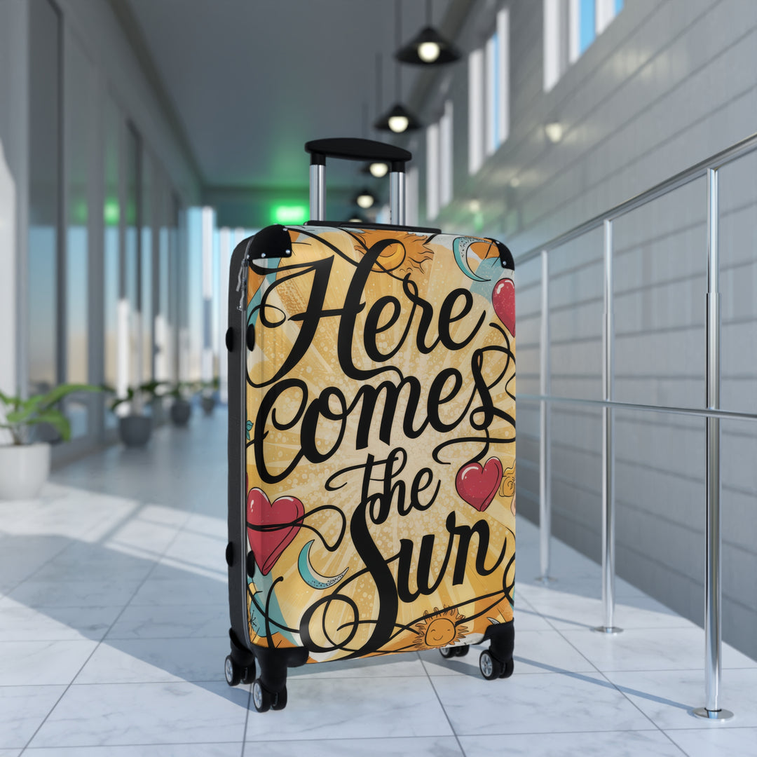 Suitcase - Here Comes The Sun Travel Luggage