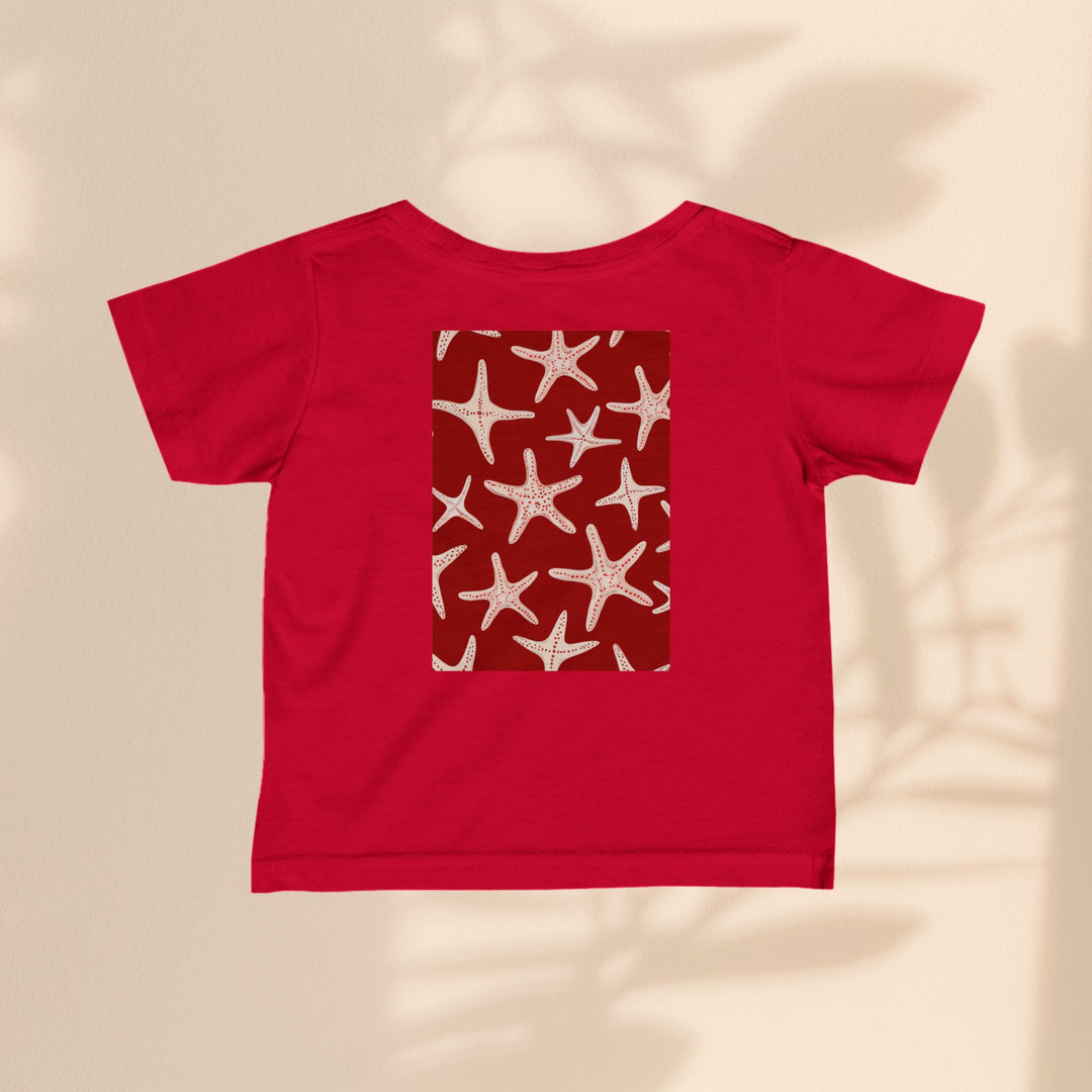 Infant Fine Jersey Tee - Red Star