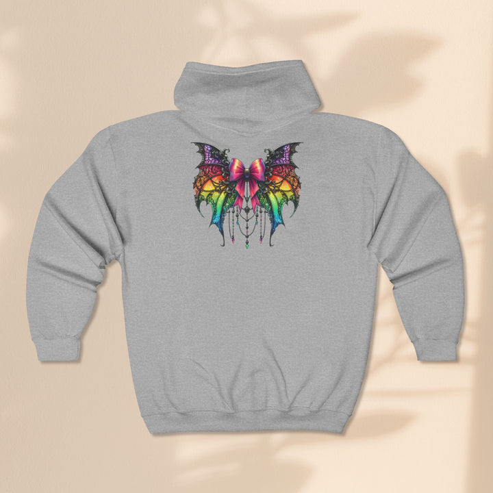 Halloween Heavy Blend™ Full Zip Hooded Sweatshirt - Spider Bow