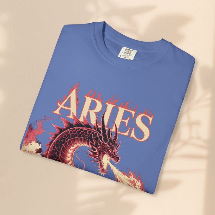 Aries Graphic T-Shirt: Unisex Astrology Tee, Zodiac Shirt for Birthdays & Everyday Wear, Perfect Gift for Aries Friends