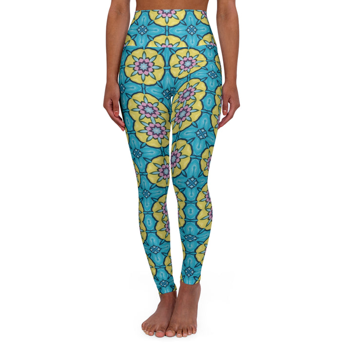 High Waisted Yoga Leggings - MNMS Pattern